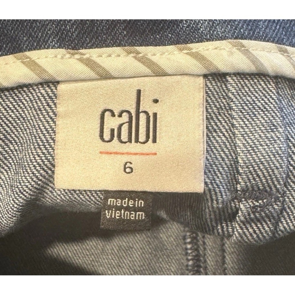Cabi Skirt Womens Blue Edie Spring 2025 Belted Denim Style# 6796 Pockets Size 6 - Picture 5 of 6
